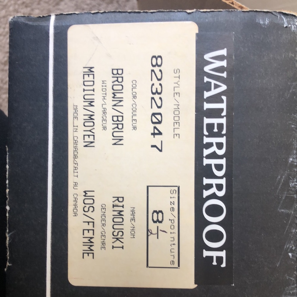 Waterproof Rimouski Barbo brown boots - Picture 6 of 6